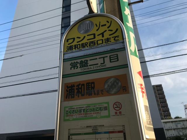 東武バス「常盤町二丁目」バス停留所／ホームメイト