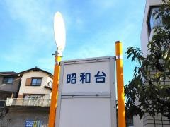 「昭和台」バス停留所