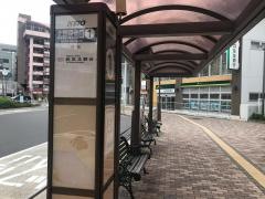 「北野駅北口」バス停留所