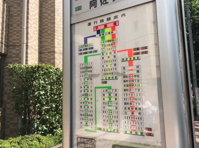 西武バス「学園橋」バス停留所／ホームメイト