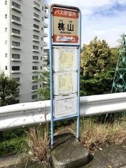 「桃山」バス停留所