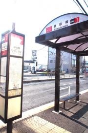 「島田橋」バス停留所