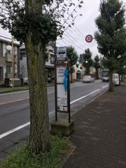 「団地十字路」バス停留所