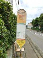 「中新田小学校前」バス停留所