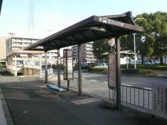 「竹田駅東口」バス停留所