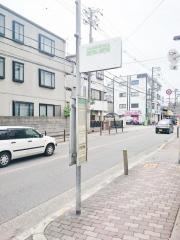 「瓜破中学校前」バス停留所