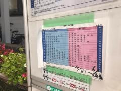 「浅田小学校前」バス停留所
