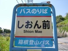 「しおん前」バス停留所