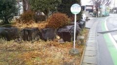 「団地前」バス停留所