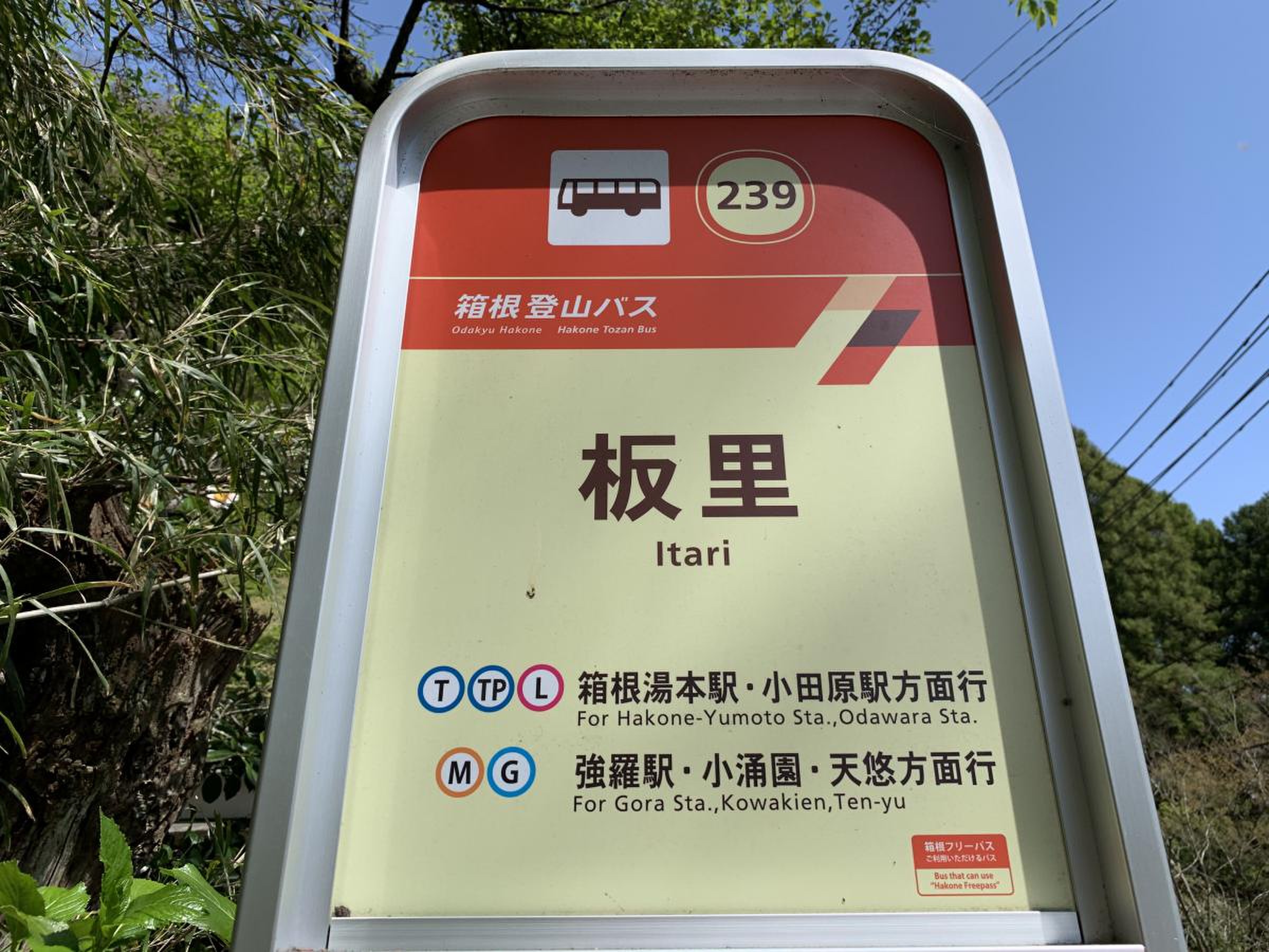 箱根登山バス「板里」バス停留所／ホームメイト
