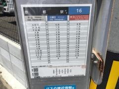 「御土居」バス停留所