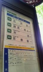 「北大路駅前」バス停留所