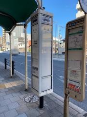 「野里」バス停留所
