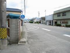 「中部中学校前」バス停留所