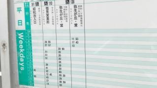 「八重洲町団地下」バス停留所