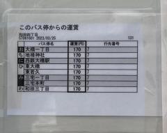 「和田四丁目」バス停留所