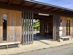 「飯田高校下」バス停留所