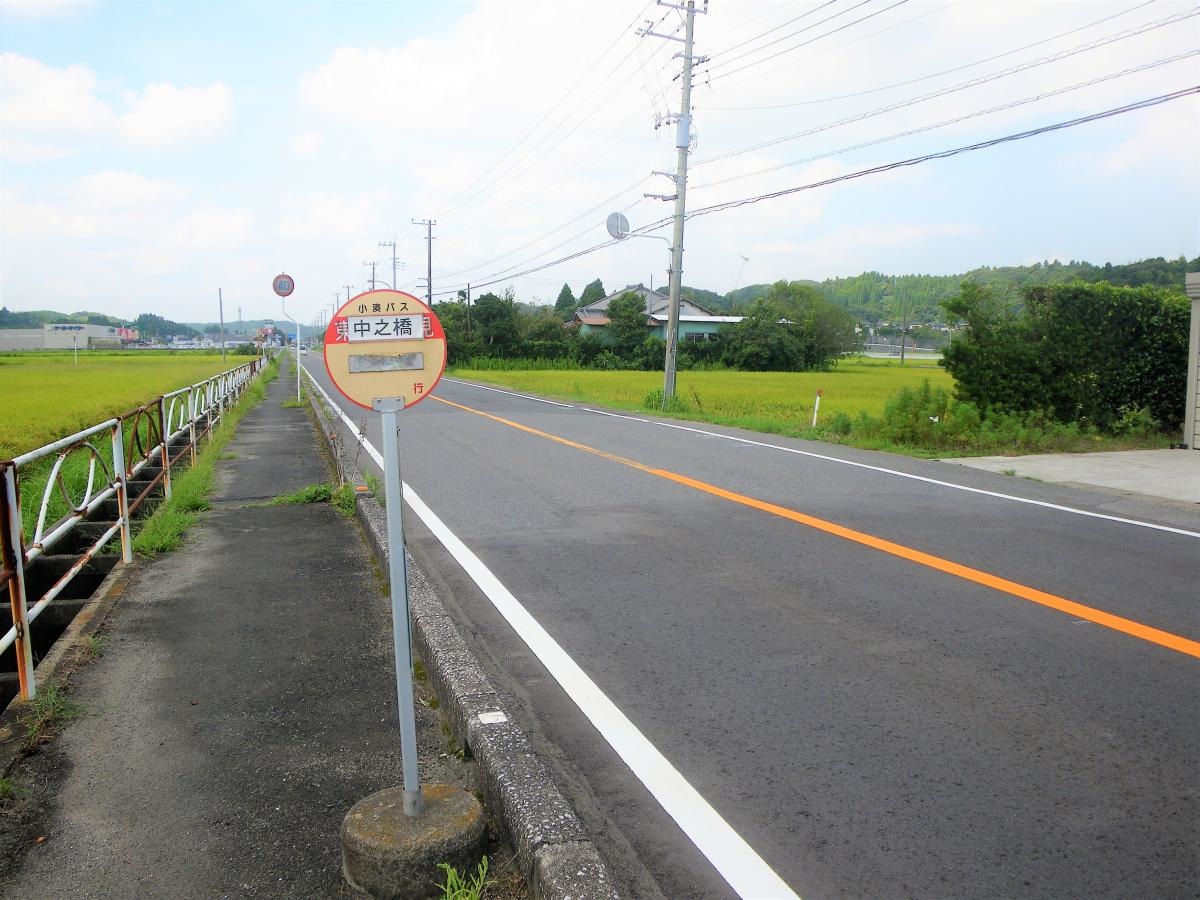 「中之橋(大多喜)」バス停留所
