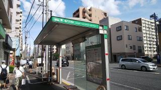 「亀戸天神前」バス停留所