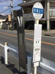 「呑竜山下」バス停留所