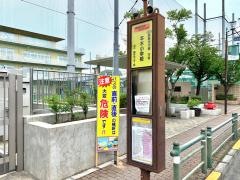 「本木小学校」バス停留所