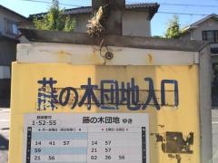 「藤の木団地入口」バス停留所