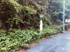 「わさび谷」バス停留所