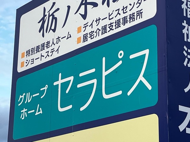 セラピス 看板