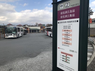 ユキサキナビ 箱根登山バス 御殿場プレミアムアウトレット バス停留所 御殿場市深沢