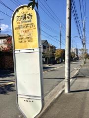 「向得寺」バス停留所