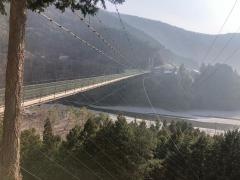 谷瀬の吊橋