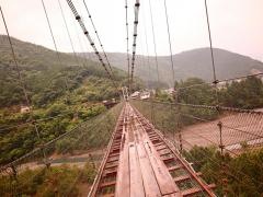 谷瀬の吊橋