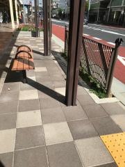 「銀座」バス停留所