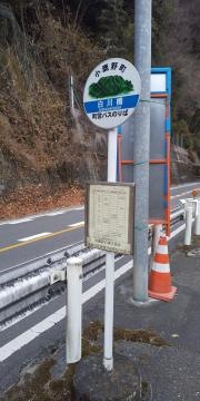 「白川橋」バス停留所