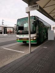 「新山口駅」バス停留所