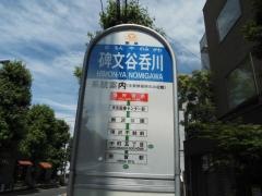 「碑文谷呑川」バス停留所