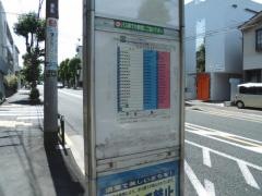 「碑文谷呑川」バス停留所