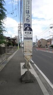 「平中通」バス停留所