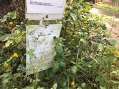「睦小学校」バス停留所
