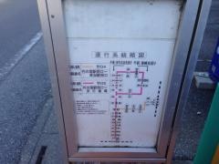「後峰」バス停留所