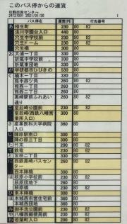「引野市民センター」バス停留所