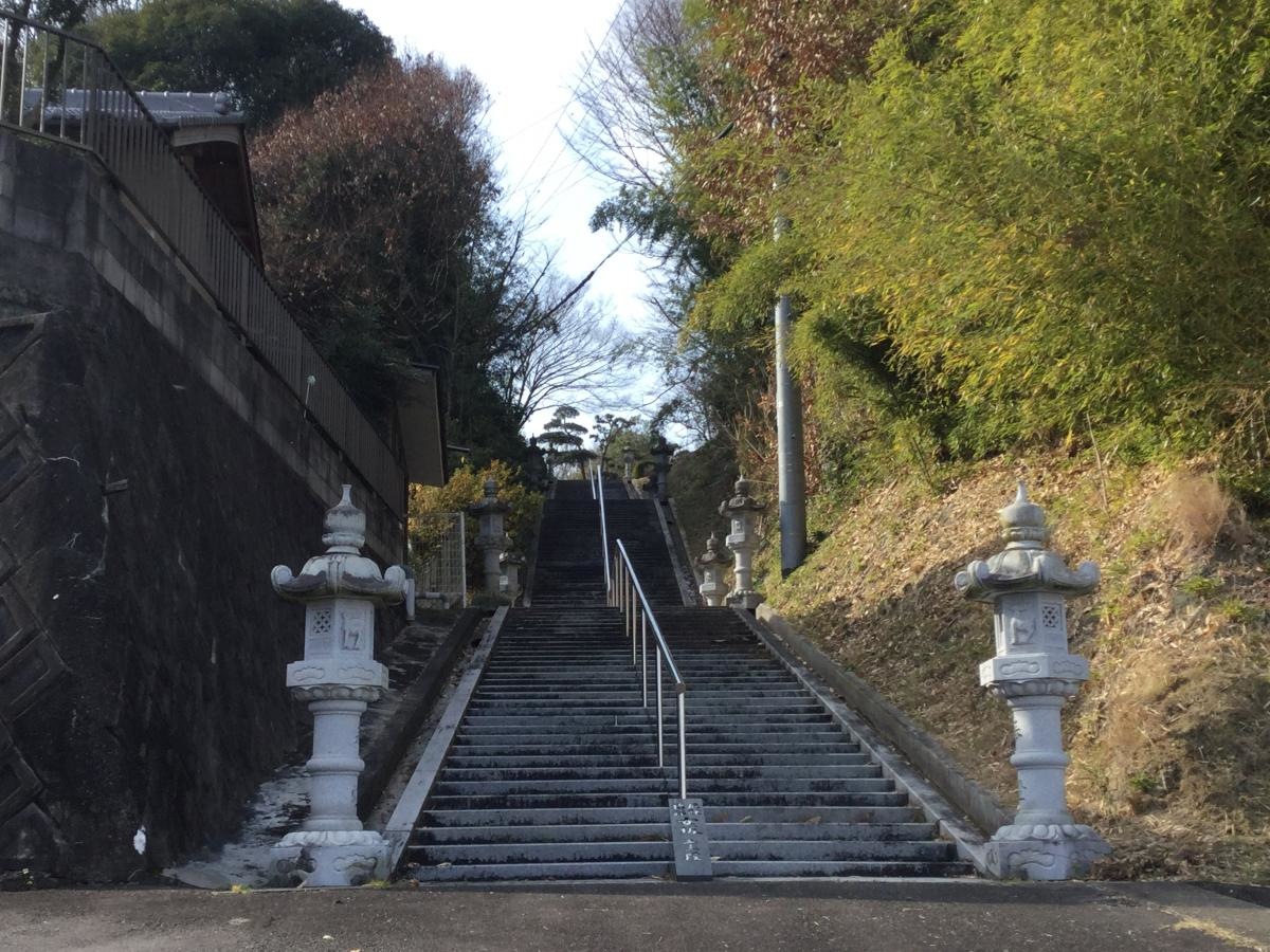 参道の階段