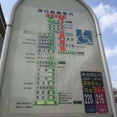 「井草中学校」バス停留所