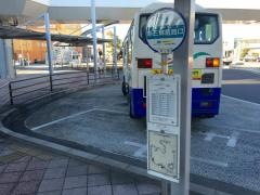 「新三郷駅西口」バス停留所