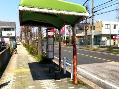 「助光中学校」バス停留所