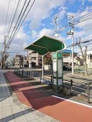 「豊里団地西口」バス停留所