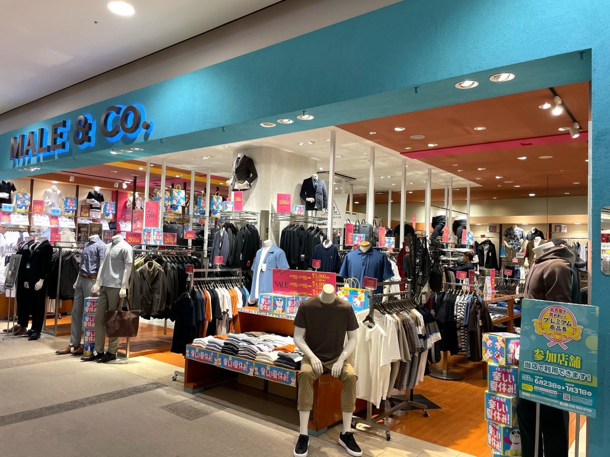 MALE＆Co. イオンモール新瑞橋店