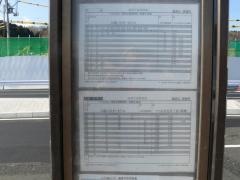 「猪渕口」バス停留所