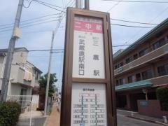 「二中前」バス停留所