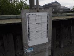 「中西町」バス停留所